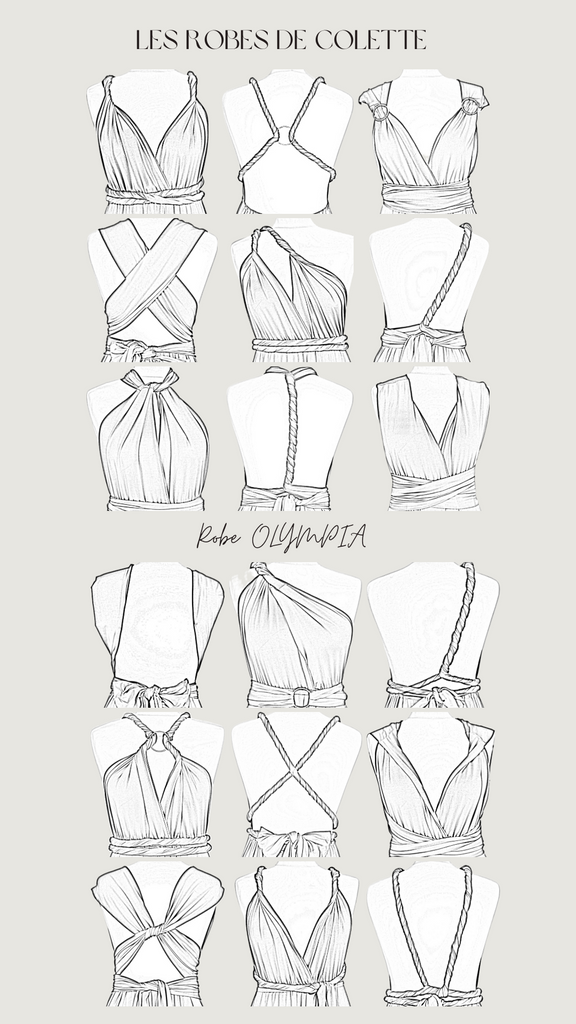 affiche tuto pour nouer les olympias